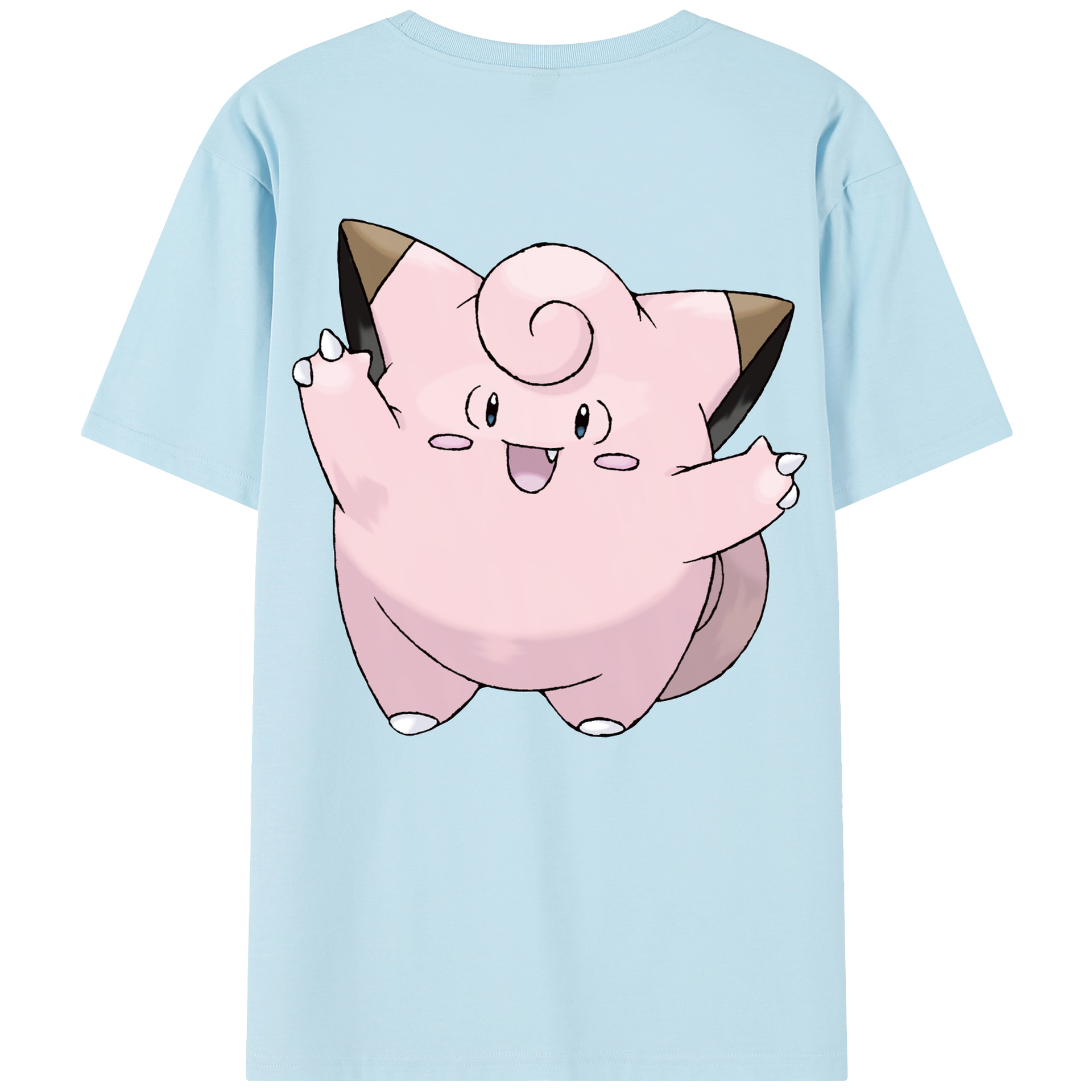 （画像用） ポケットモンスター Pokémon 綿100％半袖Tシャツ（背面プリント）